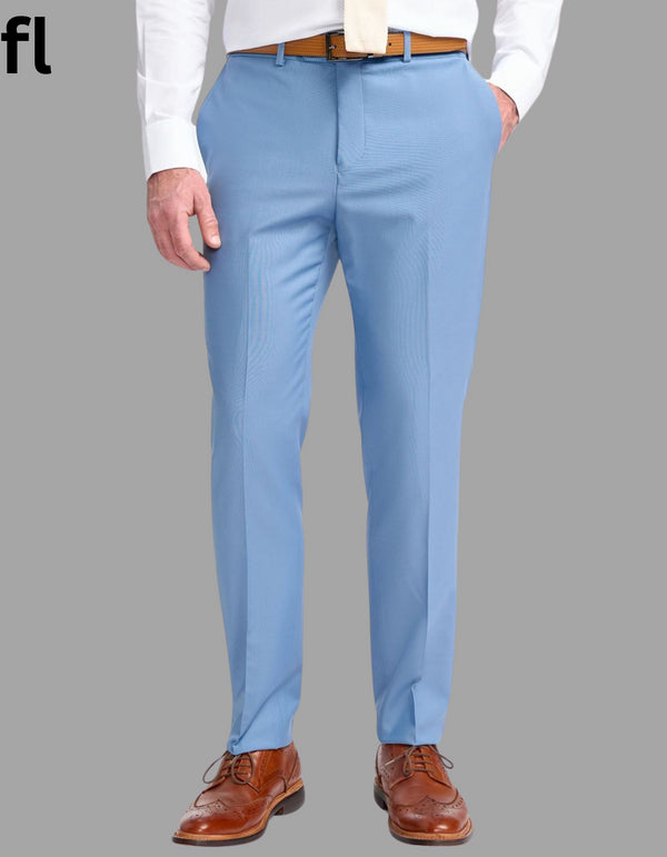 Men's Formal Sky Premium Pant  Suiting Stuff Export Quality